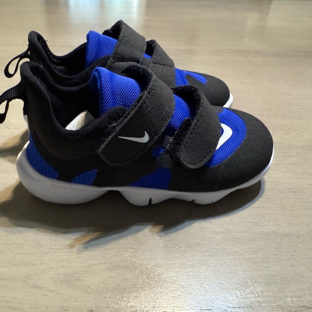 Nike Free Run RN 5.0 black/blue toddler 8C